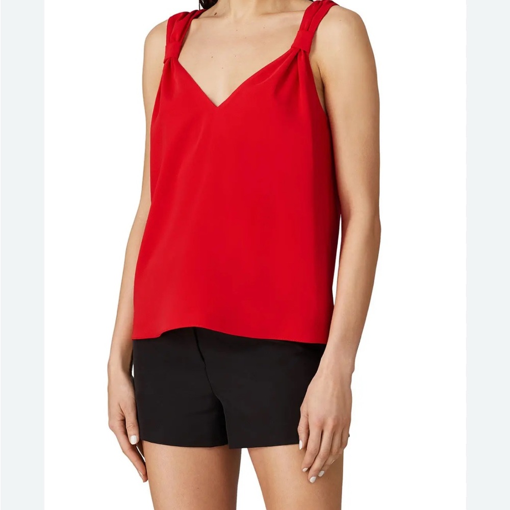 Amanda Uprichard Red Camisole Top